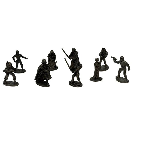 Vintage 90s Monopoly Star Wars Game Board Tokens - Picture 1 of 4